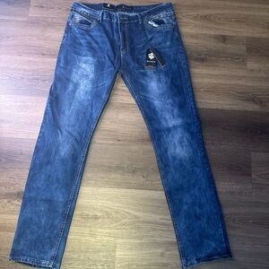 Rocawear Men's Classic Blue Straight Jeans